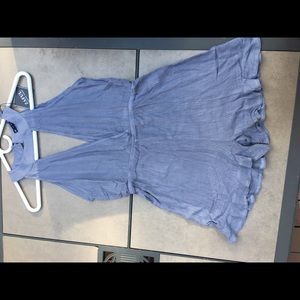 Zaful Romper- size 6- stone blue- NWT